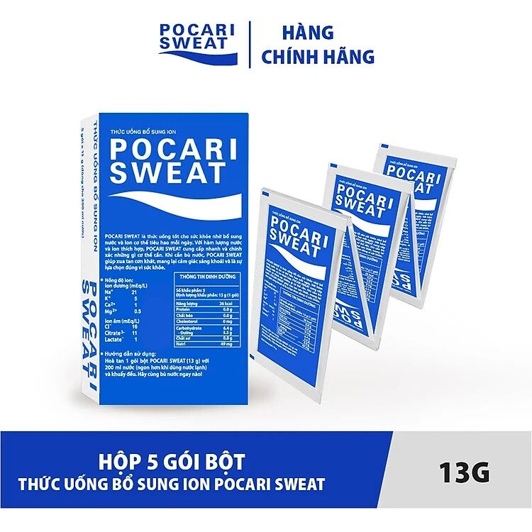 Nguyên Hộp 5 Gói Pocari Sweet Dạng Bột Giúp Bù Nước, Bổ Sung Ion Cho Cơ Thể