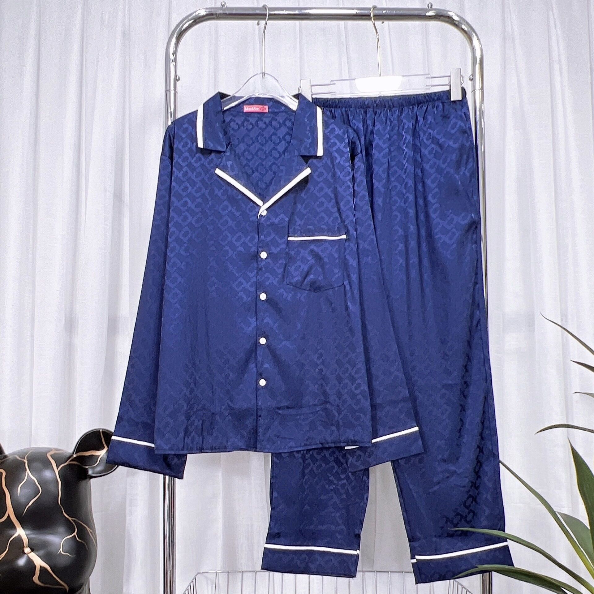 Đồ Bộ Lụa Gấm Xước Họa Tiết Bigsize - Chuẩn size