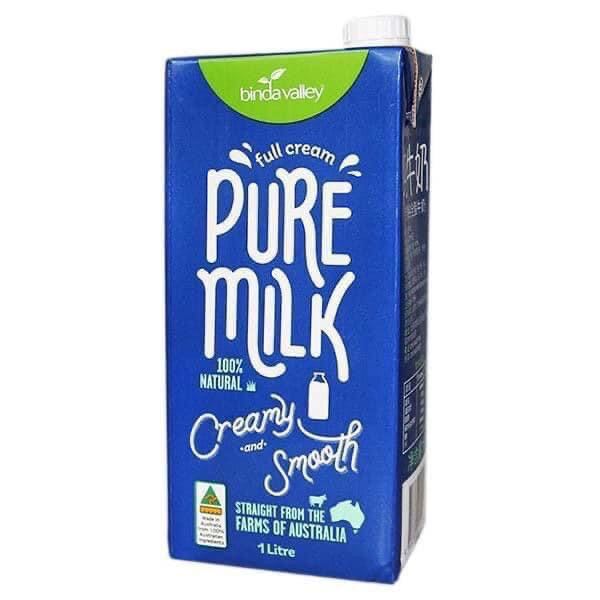 Sữa Tươi Nguyên Kem Úc Binda Valley Pure Milk Hộp 1 Lít