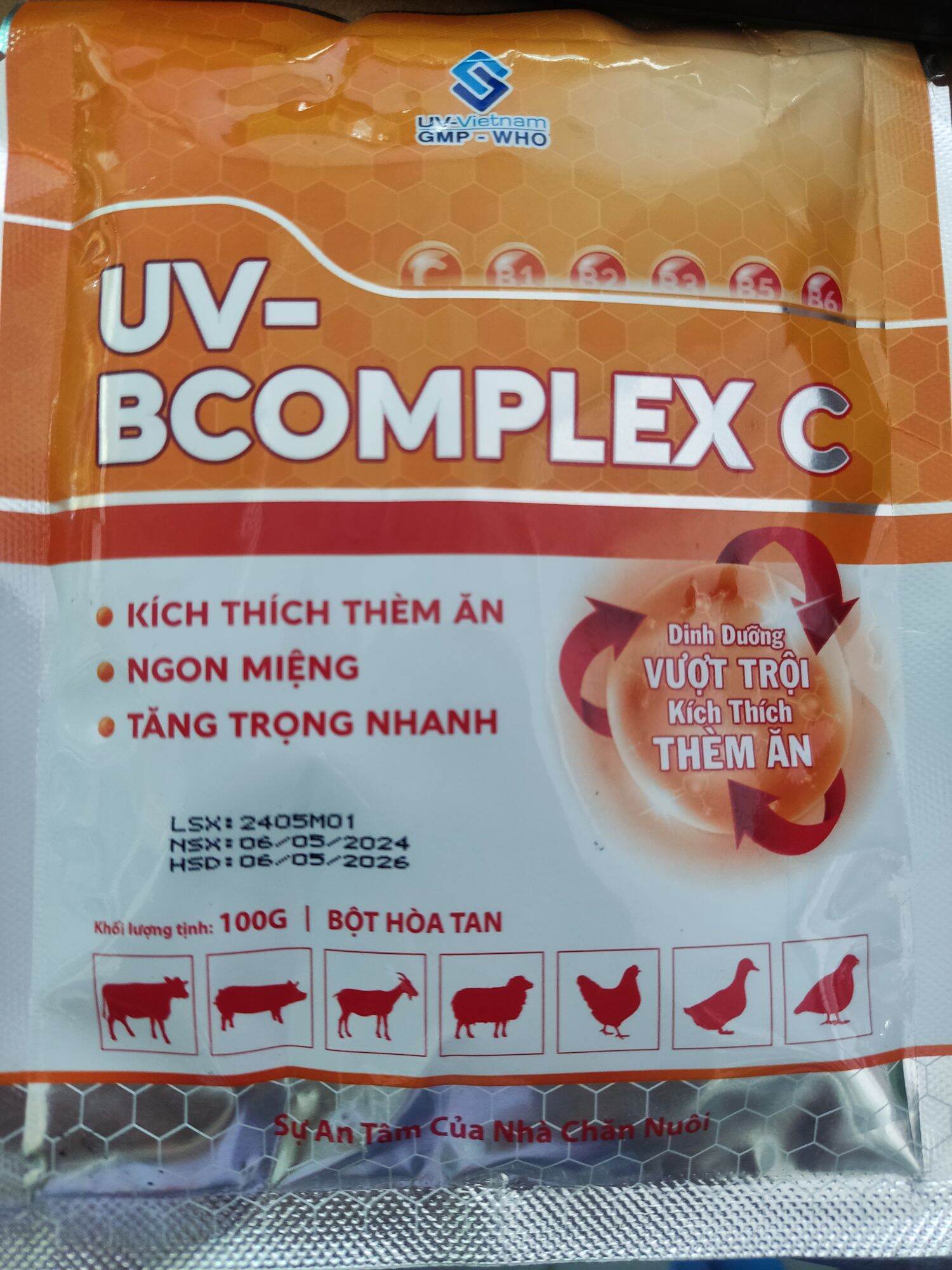 Bcomplex C gói 100g