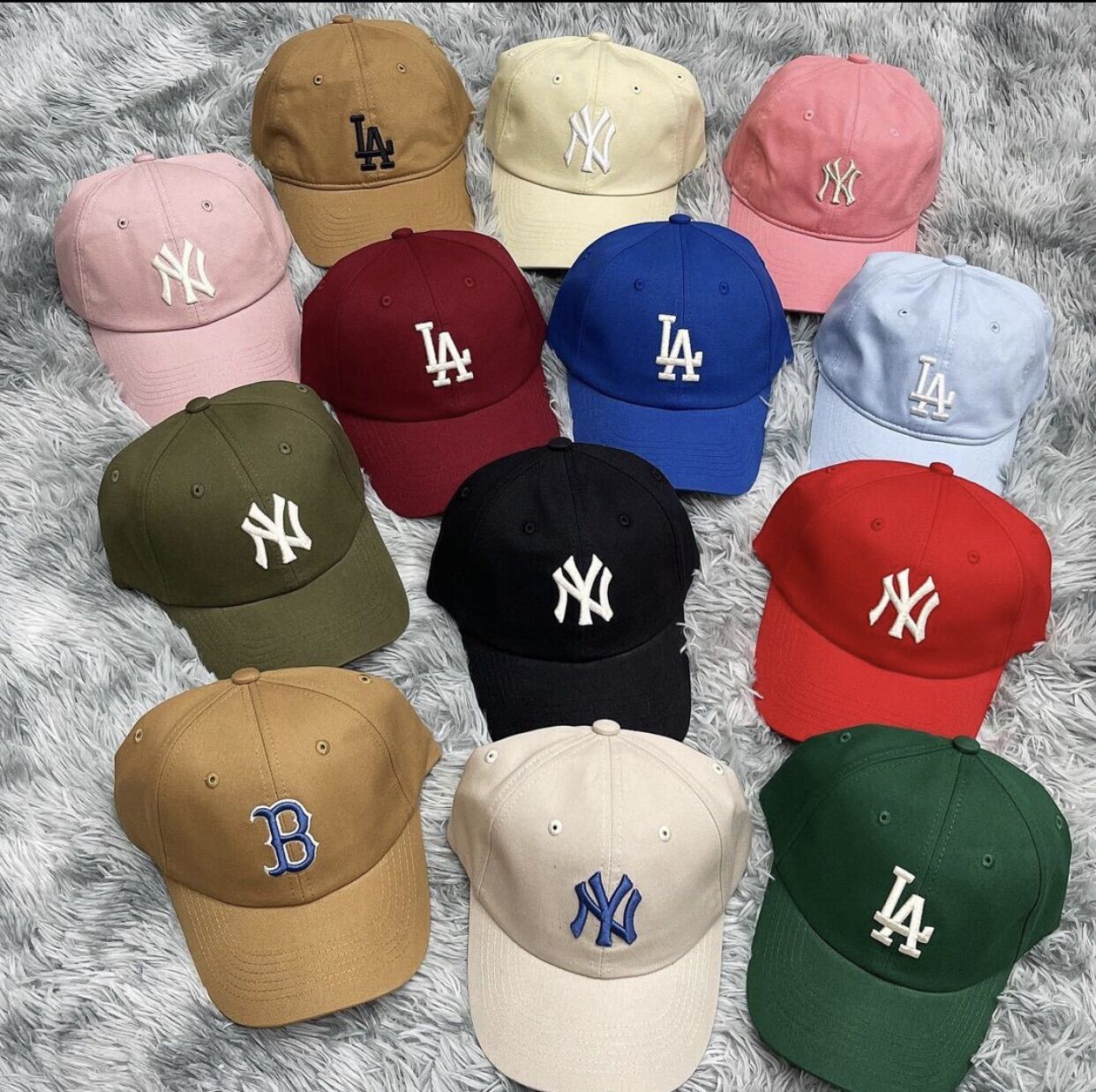 Mũ mlb full màu
