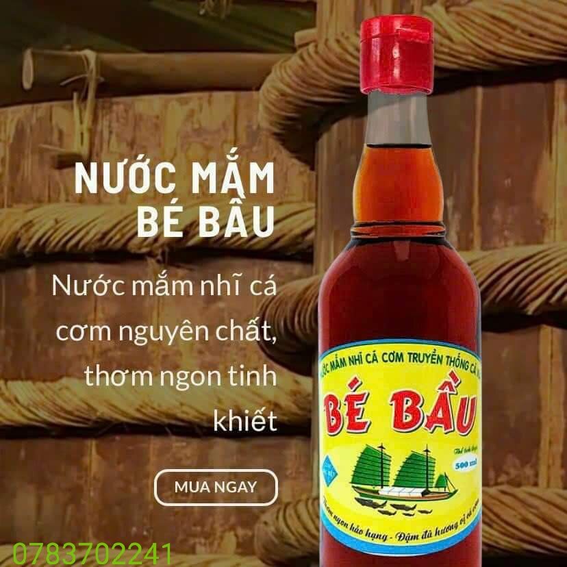 3 chai Nước Mắm Bé Bầu loại đặc biệt
