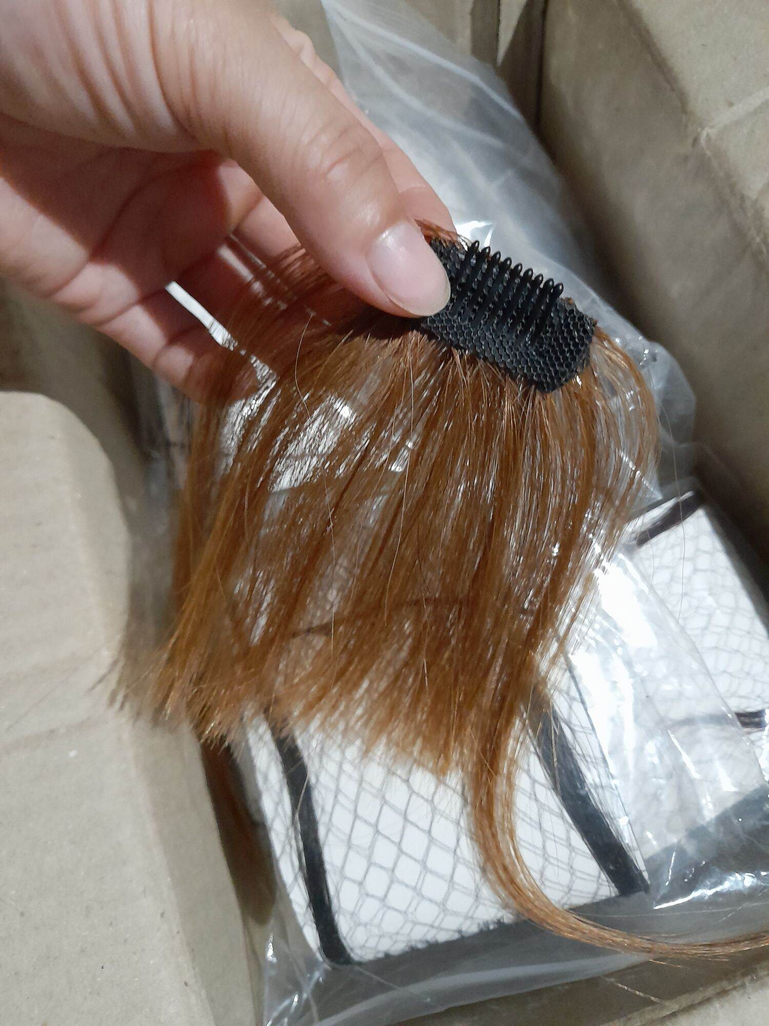 mái thưa tóc thật ( ảnh chụp thật )