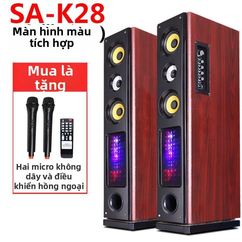 Loa Karaoke Bluetooth Công Suất Cao Cho Nhà Có Subwoofer Chủ Động