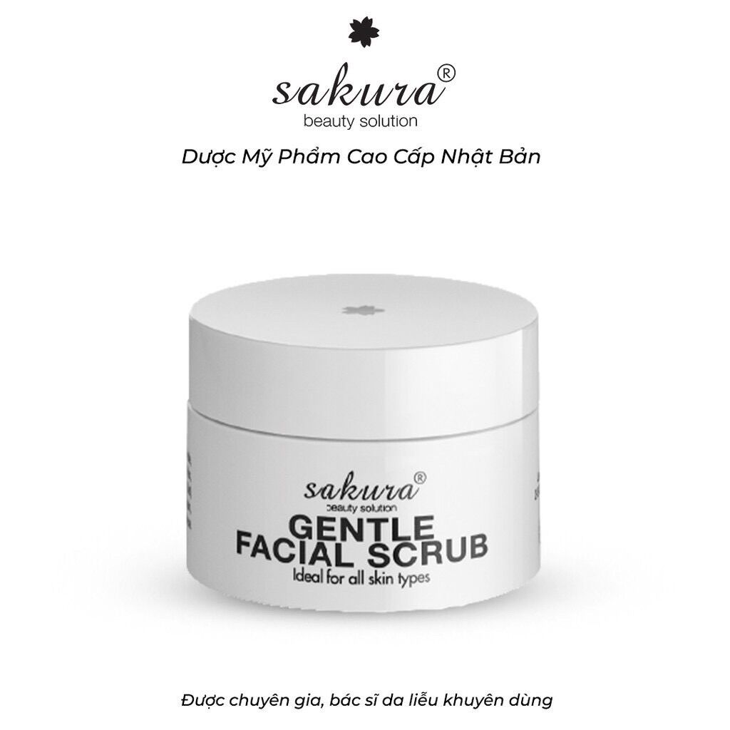 Tẩy tế bào chết vùng mặt Sakura Gentle Facial Scrub 30g