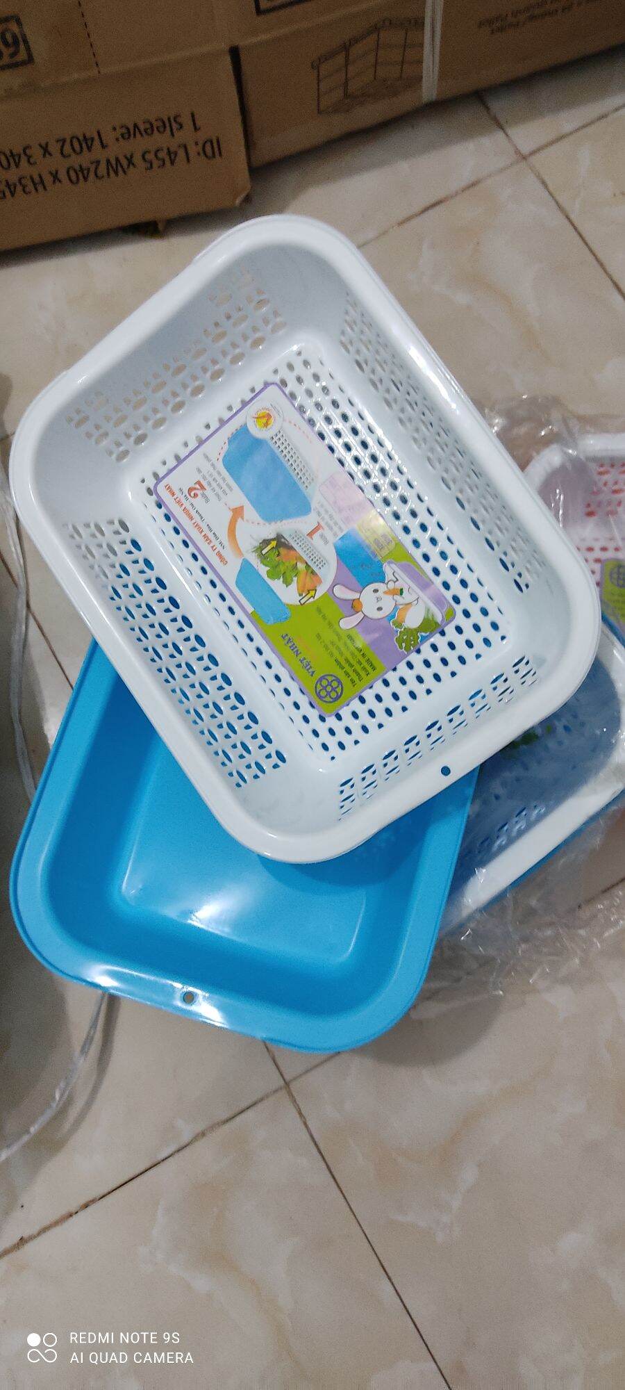 rổ chữ nhật 2 trong 1 việt nhật