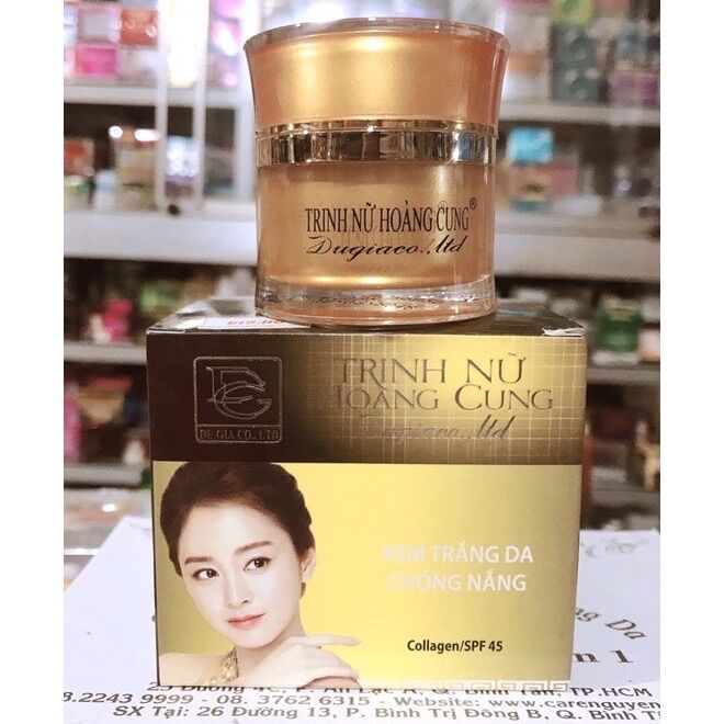 Kem trinh nữ hoàng cung trắng da chống nắng