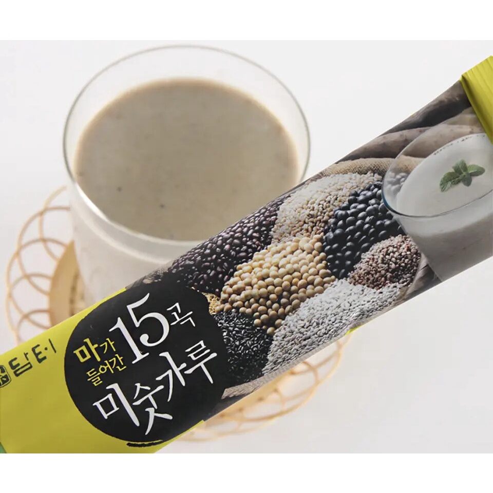 Bột ngũ cốc 15 loại hạt Damtuh Hàn Quốc hộp 40 gói