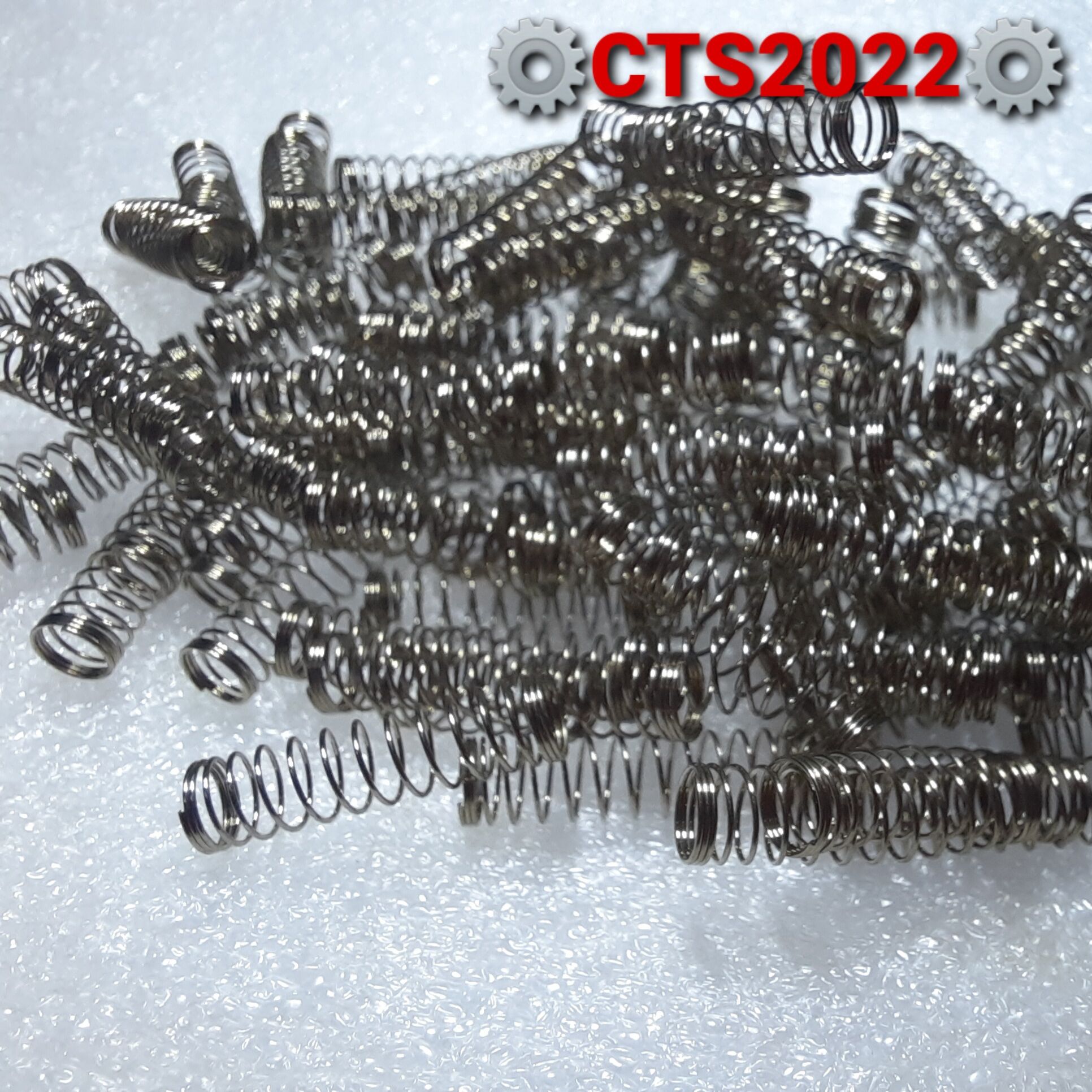 Set 5 lò xo nén phi 3.8mm sợi thép 0.25mm