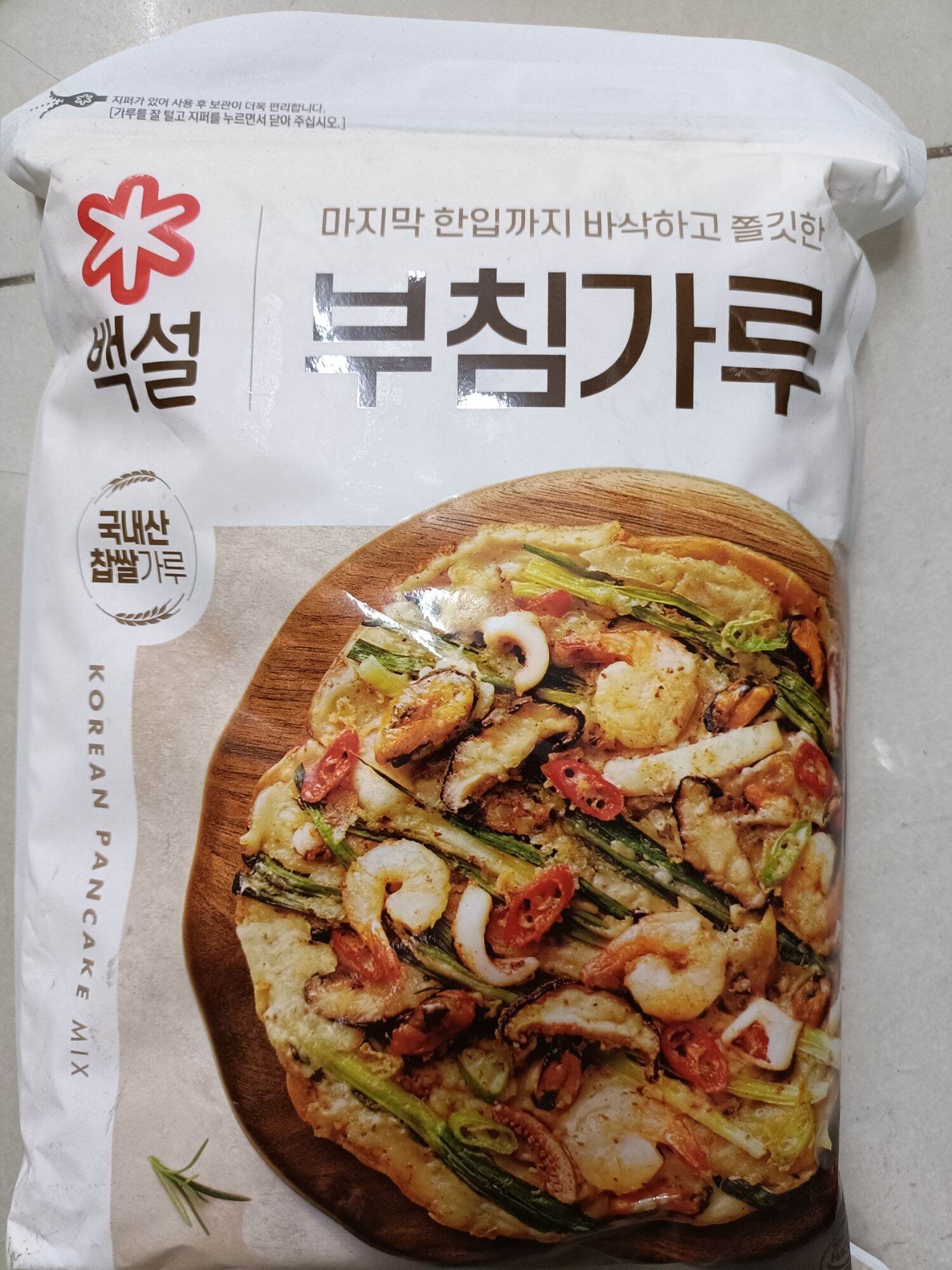 Bột chiên bánh xèo beksul Hàn Quốc 1kg