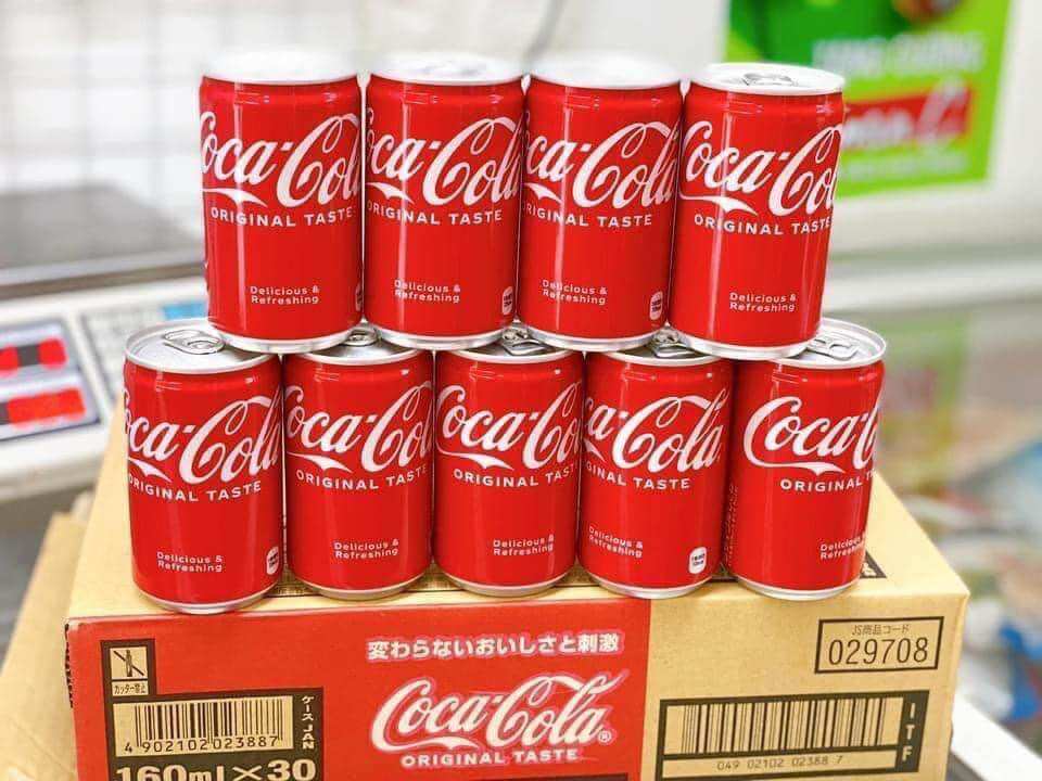 COCA NHẬT MINI - Thùng 30 lon