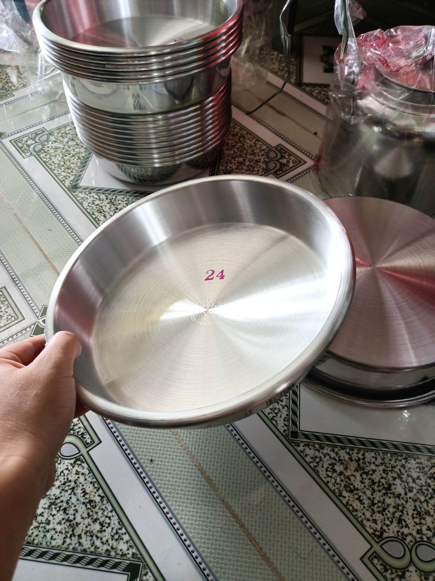 bơ xửng nhôm Tân Đức Thành đk 24cm