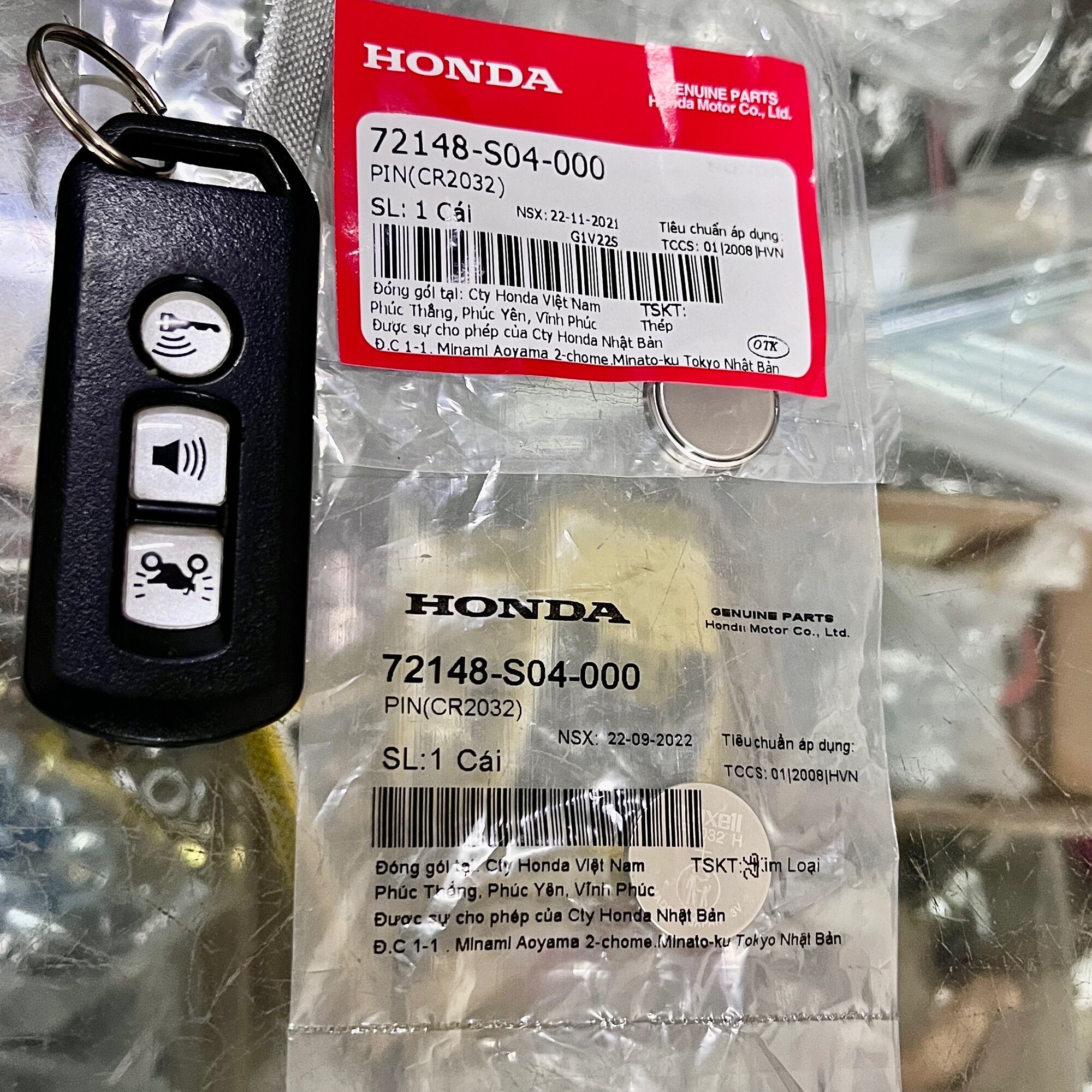 Pin smartkey Honda SH, Vision, Airblade, Lead