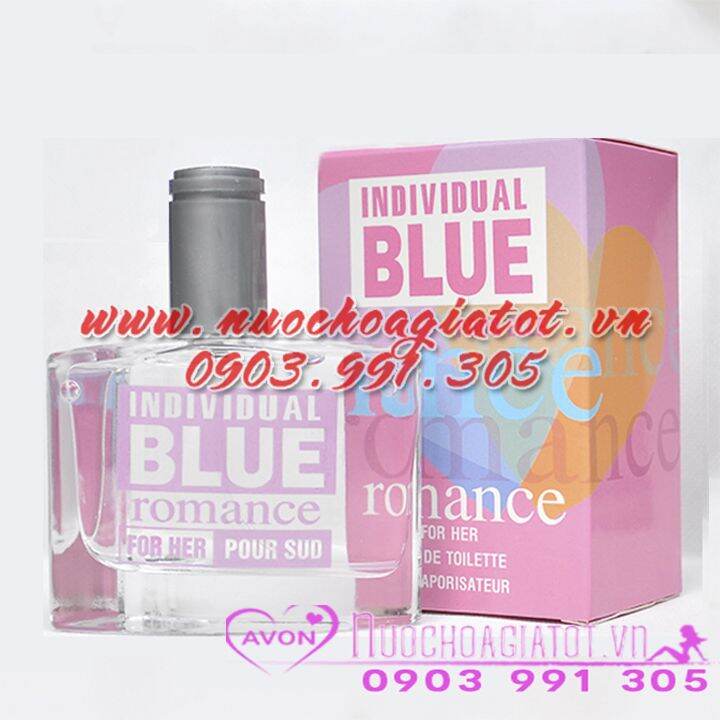 Bộ 2 chai nước hoa nữ AVON BLUE INDIVIDUAL FOR HER 50ML