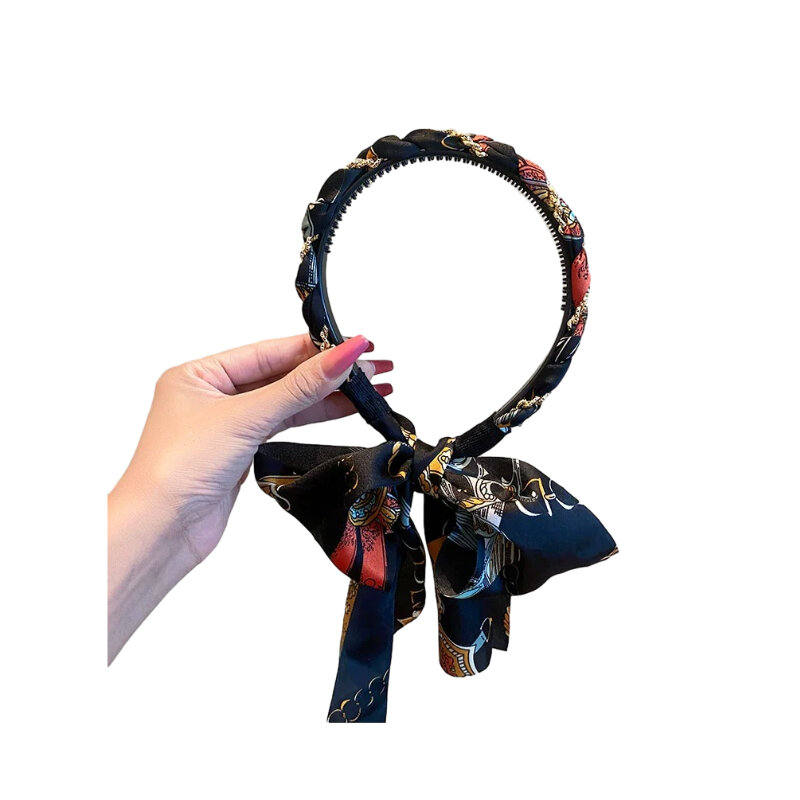 Bờm Tóc Buộc Tóc Bờm Tóc Ruy Băng Nữ Bờm Tóc Khăn Lụa Mẫu Mới Năm 2023 Bờm Tóc Kẹp Tóc Bện Tóc Trang Sức Tóc Phụ Kiện Tóc Đi Ra Ngoài Chụp Ảnh