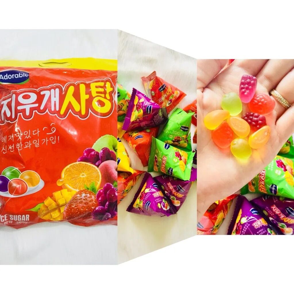 Kẹo dẻo trái cây Adorable gói 360g