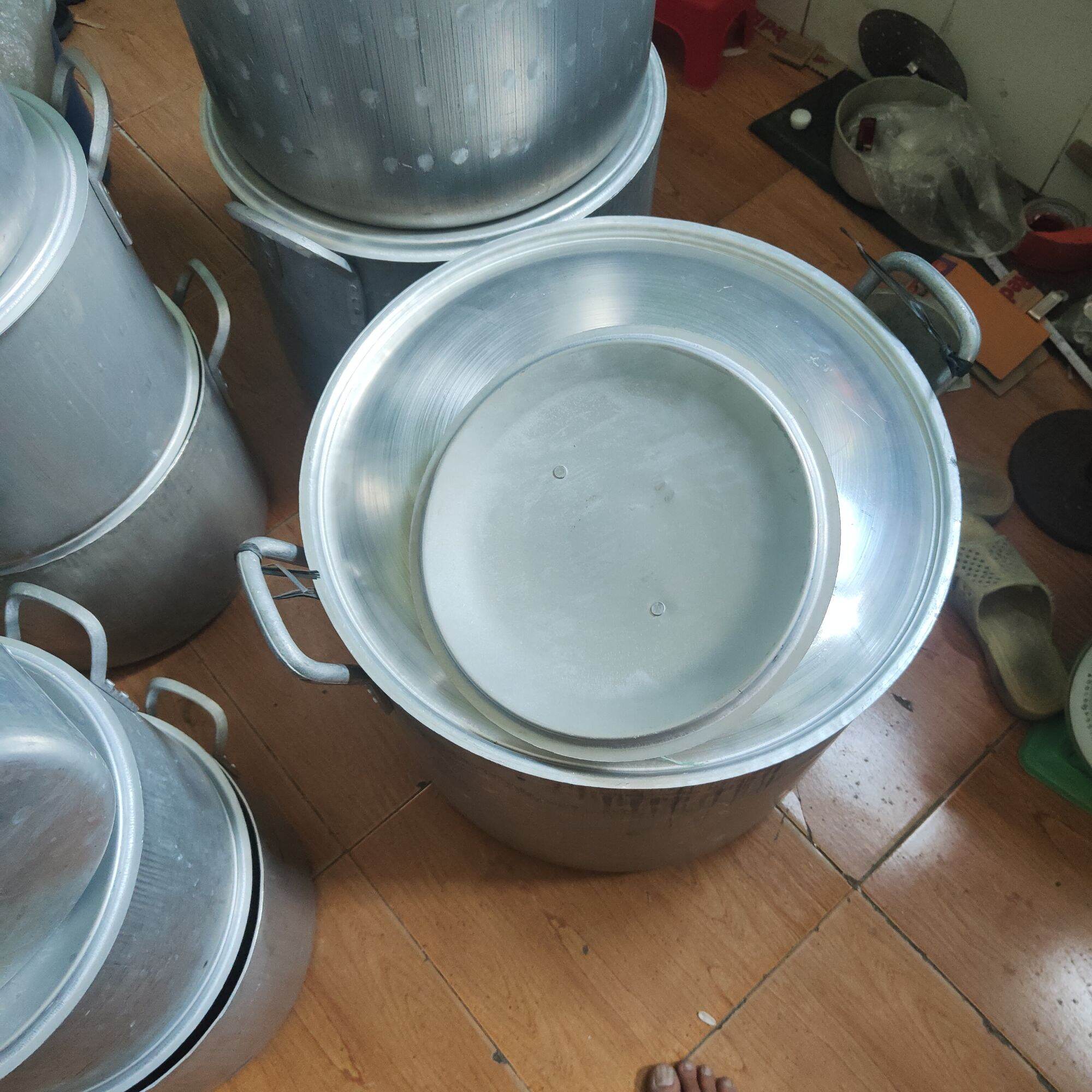 NỒI NHÔM GÒ ( 30 lít, 36lit,40 lít ,50 lít) rất dầy