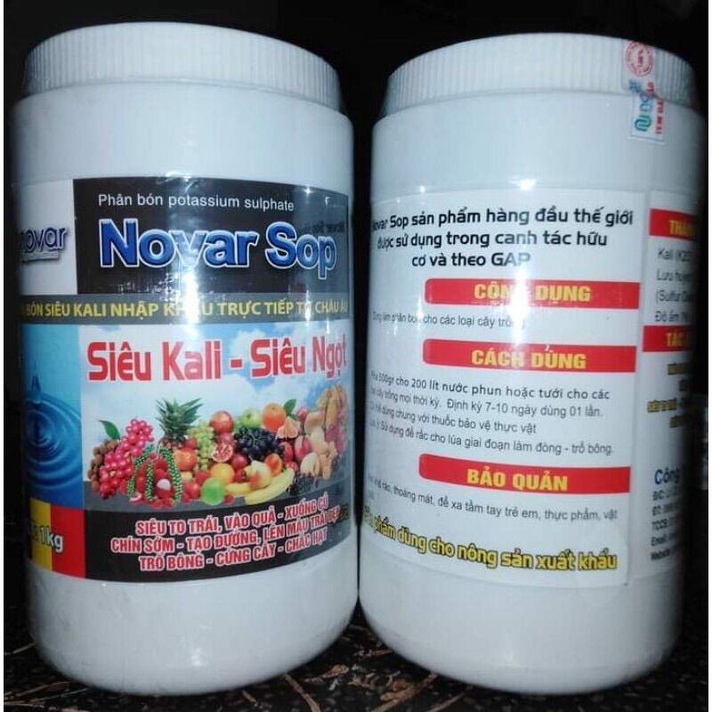 Phân bón siêu kaly siêu ngọt nhập khẩu trự tiếp từ châu âu, hộp 1kg