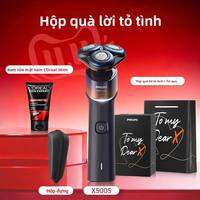 Máy cạo râu điện Philips hệ thống 5X, công nghệ sạc nhanh, cạo sạch và êm ái, hàng chính hãng, món quà đẳng cấp