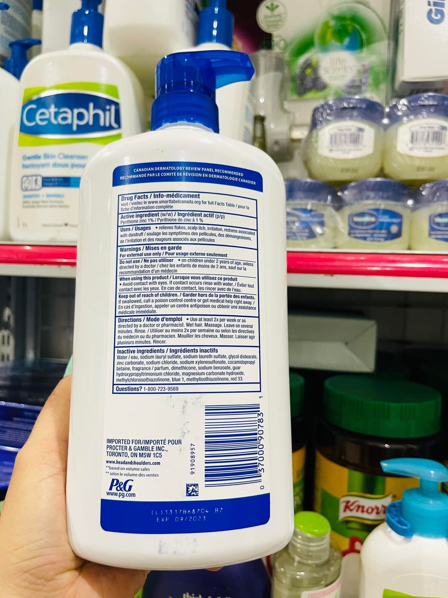 Dầu gội head & shoulder 950ml mát lạnh