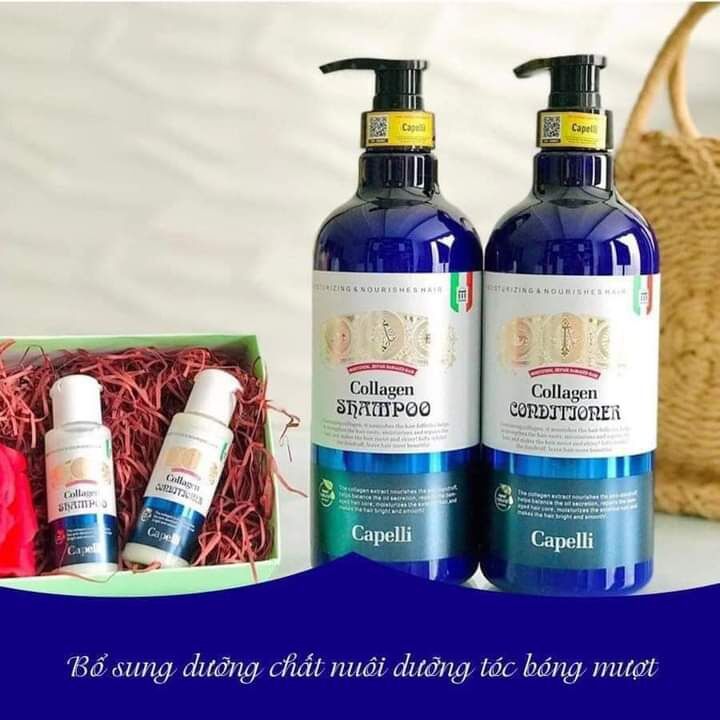 Dầu gội collagen capelli ý 850ml