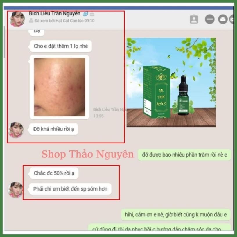 (cam kết chính hãng) SERUM XÓA MỤN THÂM DR.SKINACNES ( Dr.skin acnes )
