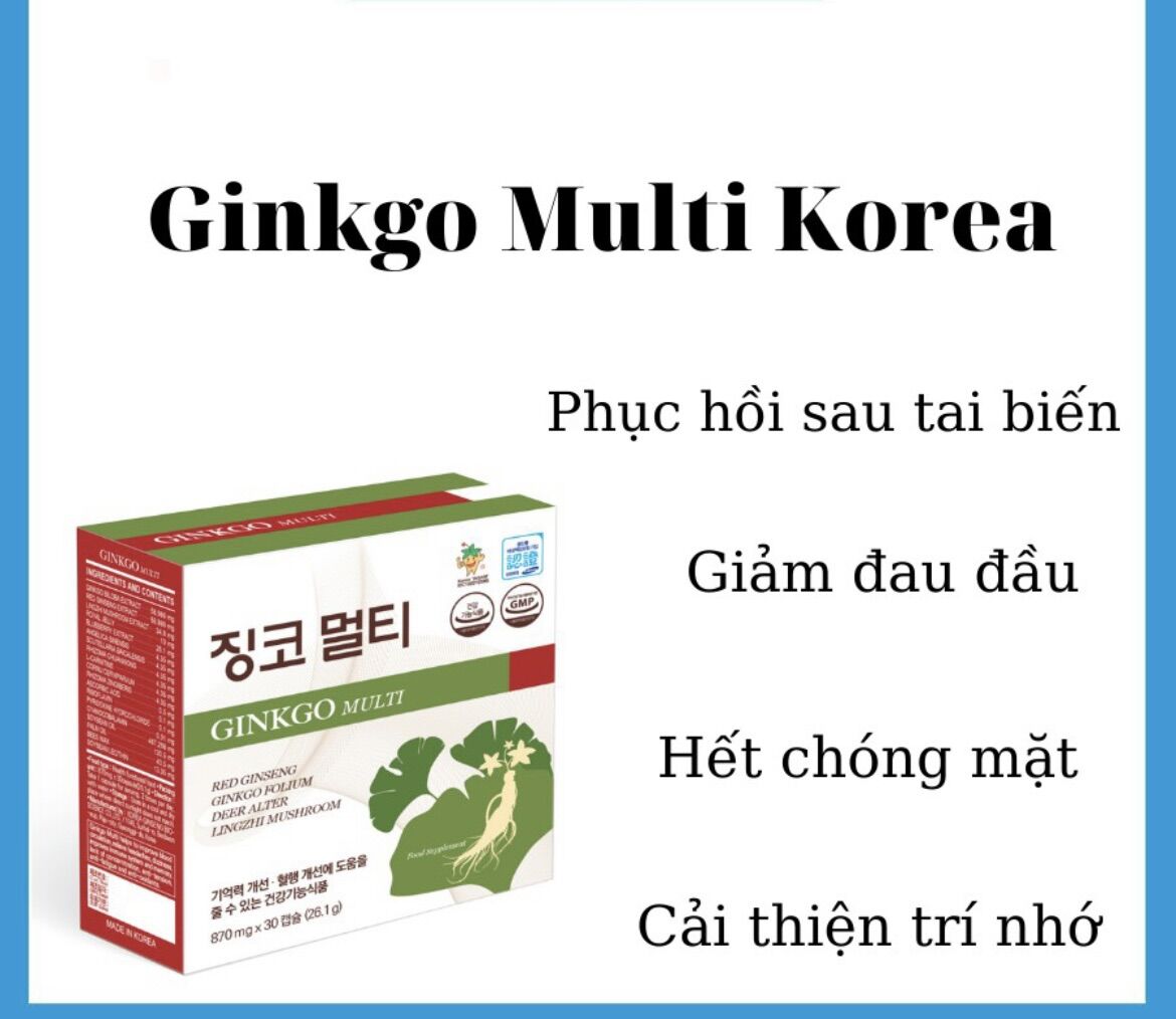 Bổ não Ginko Multi