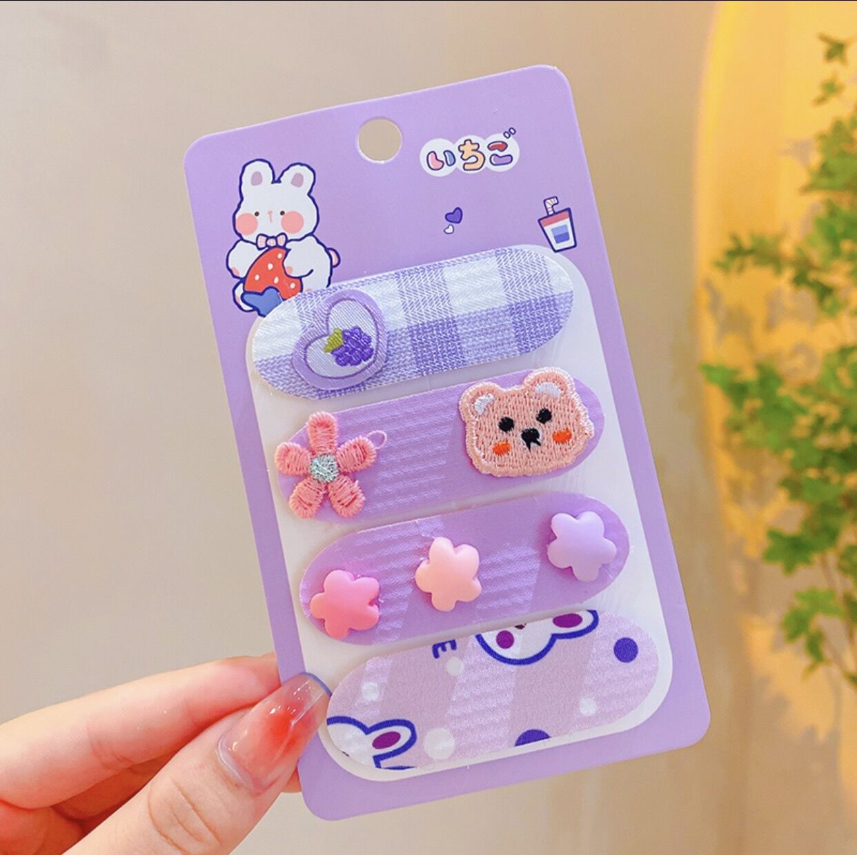 Miếng Dán Tóc Mái Dễ Thương Cho Bé Gái