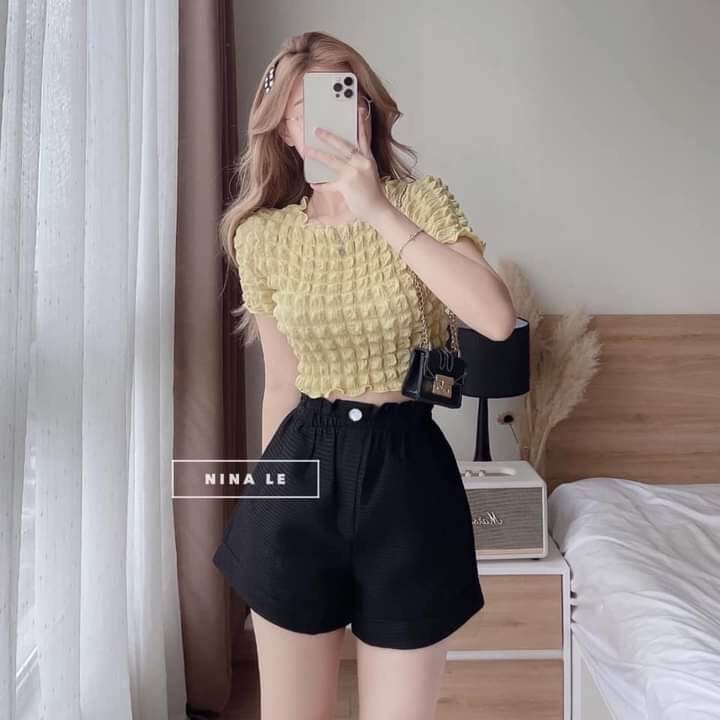 Áo xốp ô vuông croptop
Siêu hách dáng
6 màu về đủ