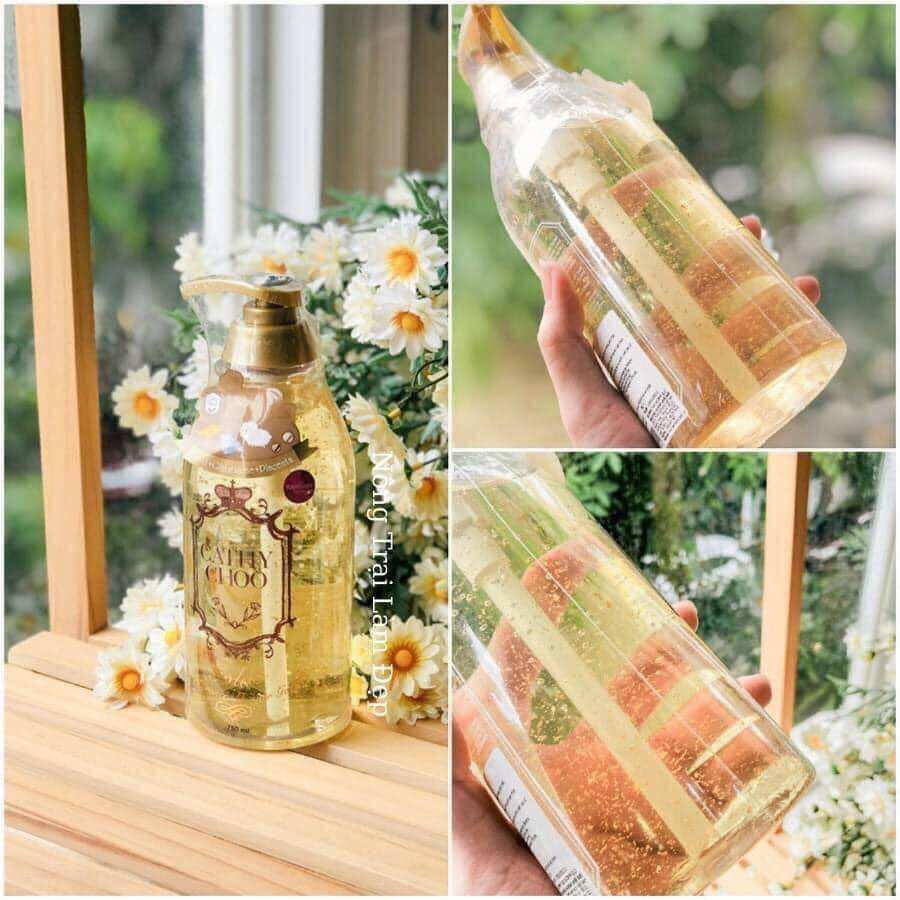 sữa tắm cathy choo 24k 750ml thái lan