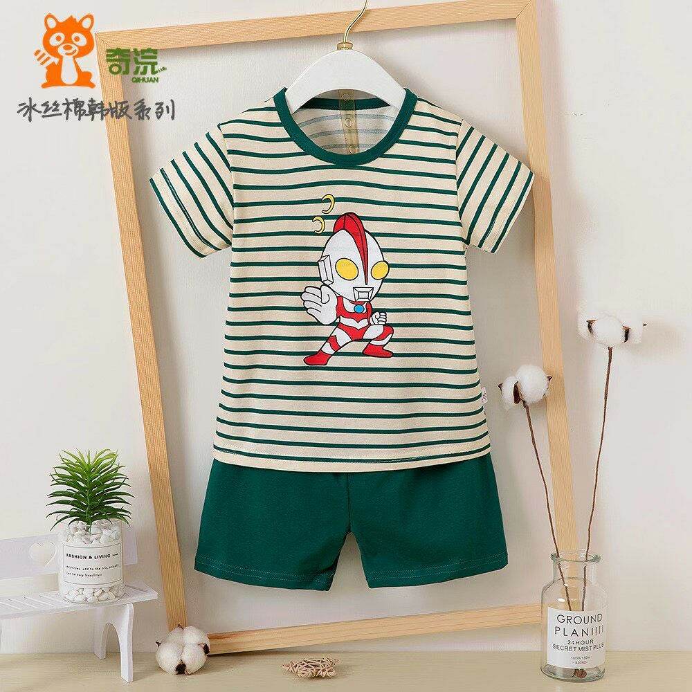 Bộ đồ thun cotton hàng nhập qc cho bé trai