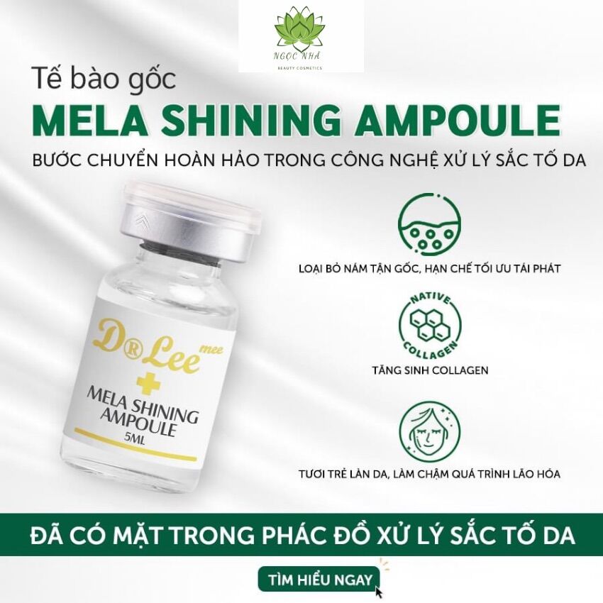 +chính hãng tế bào gốc tiêm nám dr lee mee mela shining ampoule