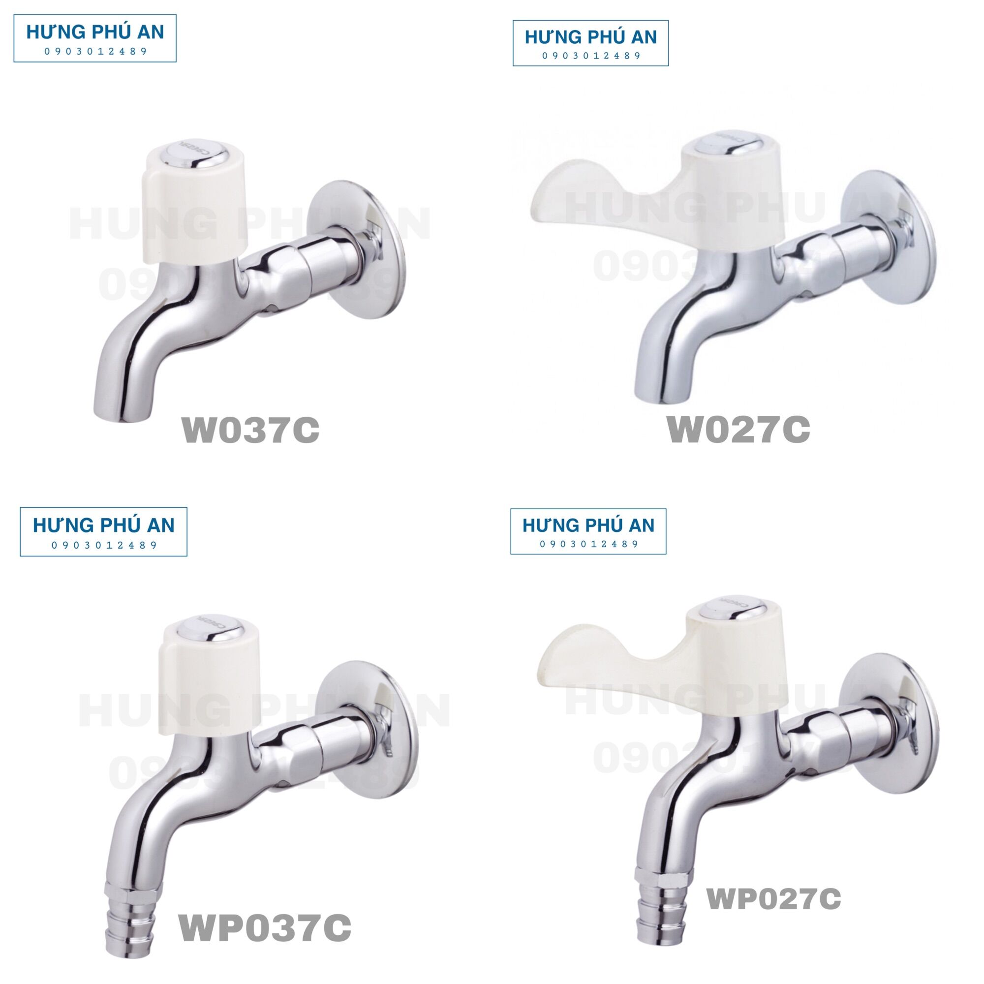 Vòi nước lạnh CAESAR W037C tặng kèm chụp vòi inox - hàng chính hãng có phiếu bảo hành