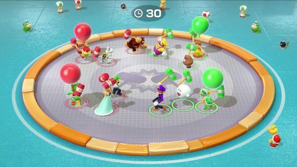 Đĩa game nintendo switch: super mario party - new seal