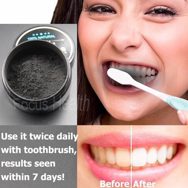 Bột Trắng Răng Than Tre Nhật Bản - Teeth Whitening