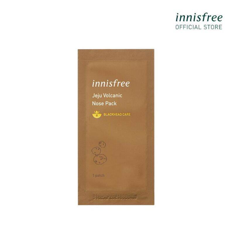 Mặt nạ lột mụn đầu đen innsifree Jeju Volcanic Nose Pack 1 Miếng