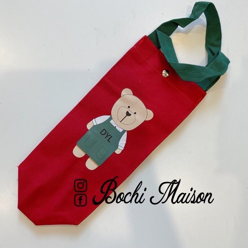TÚI VẢI - TÚI ĐỰNG BÌNH NƯỚC STARBUCKS [HANDMADE]