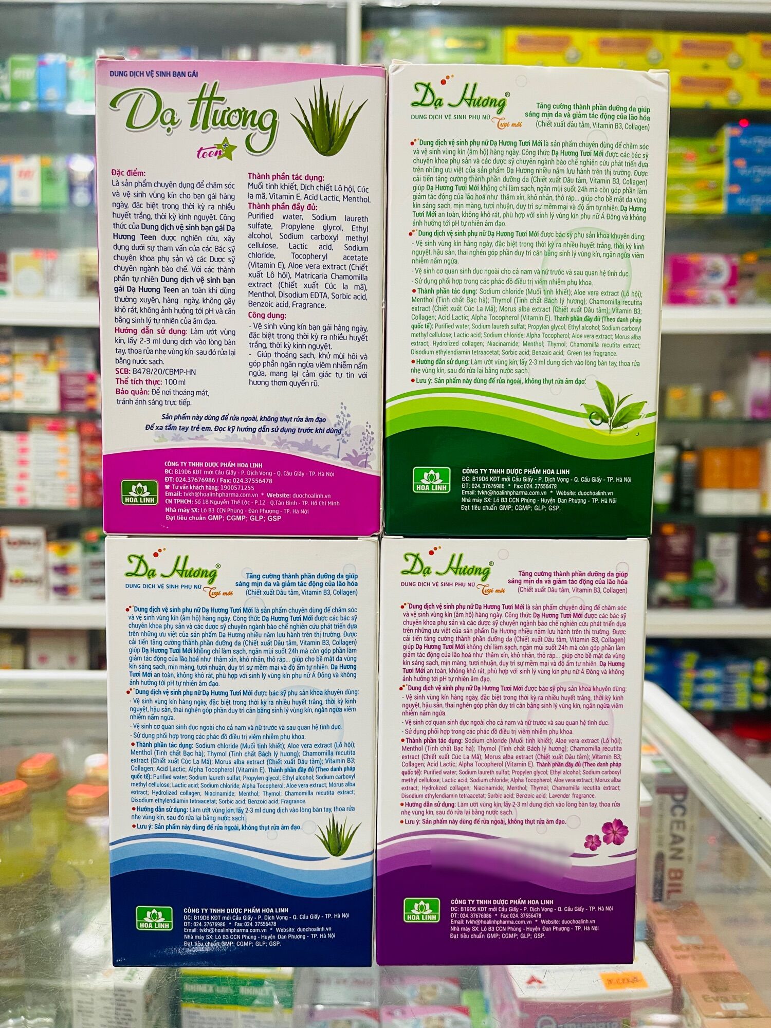 [HCM]Dung dịch Vệ sinh phụ nữ Dạ Hương - 100ml