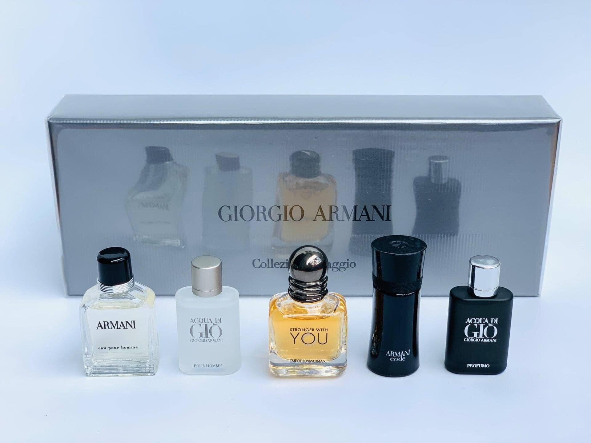 [HCM]Set Nước Hoa Giorgio Armani 5 Mini For Men