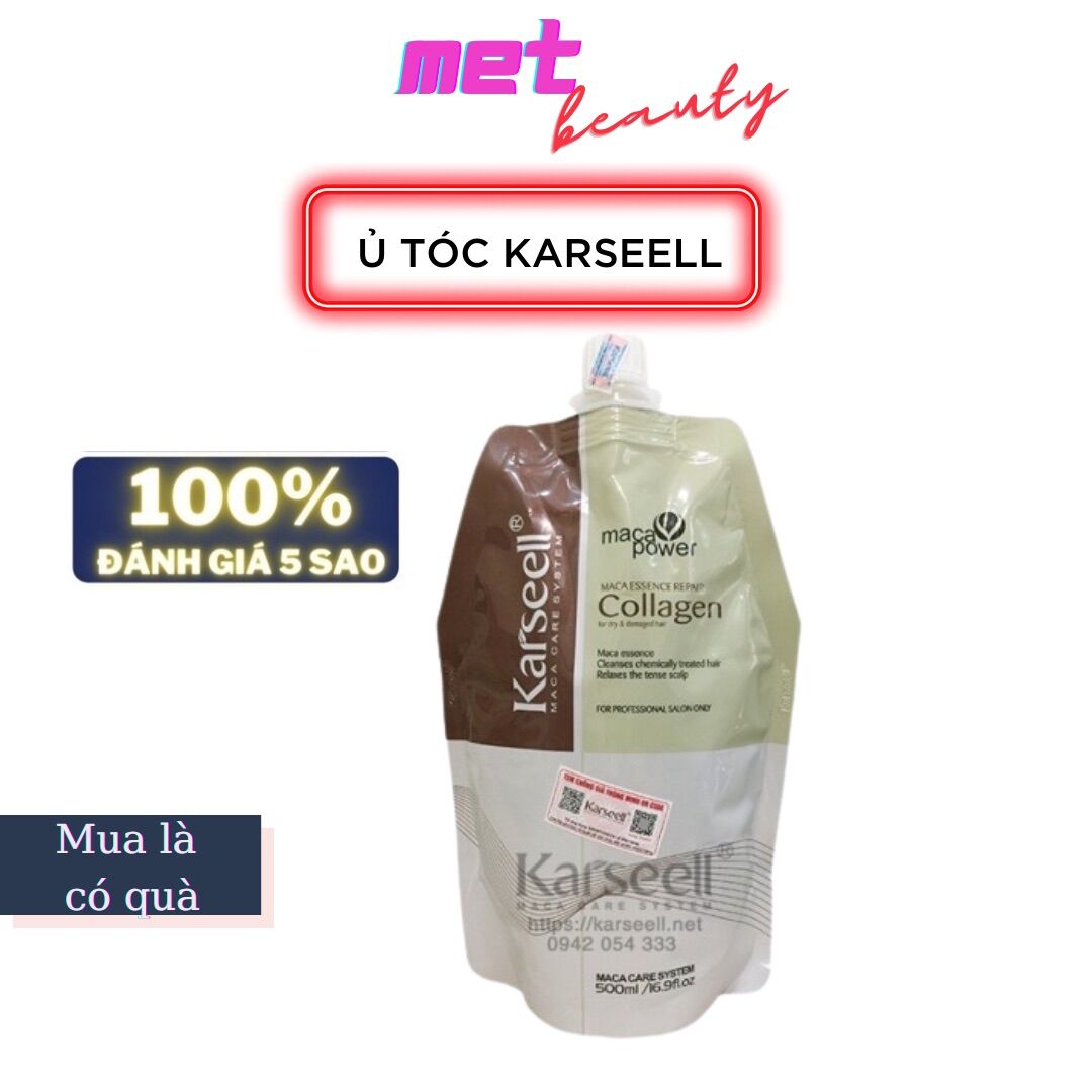 [HCM]?? [GIÁ TỐT] ?? Kem Ủ Tóc Karseell Maca Power Collagen 500ml