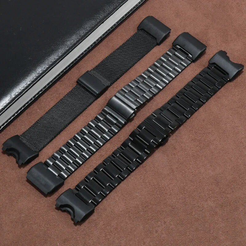 Dây đeo đồng hồ bằng thép không gỉ Dây đeo thay thế cho Gwg-1000 Dây đeo đồng hồ nylon thể thao chống nước Lắp đặt không cần dụng cụ