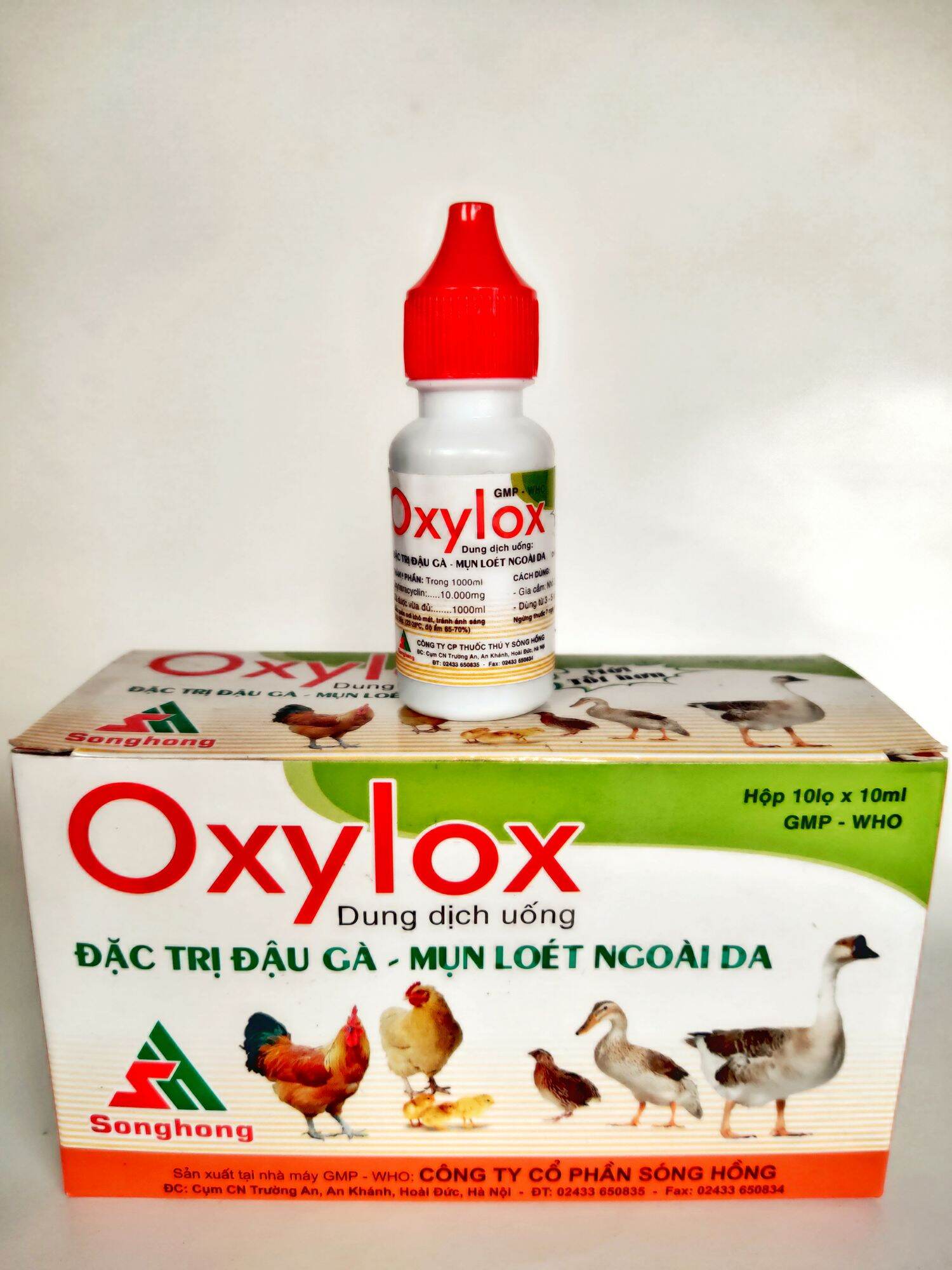 Đậu gà Oxylox lọ uống 10ml