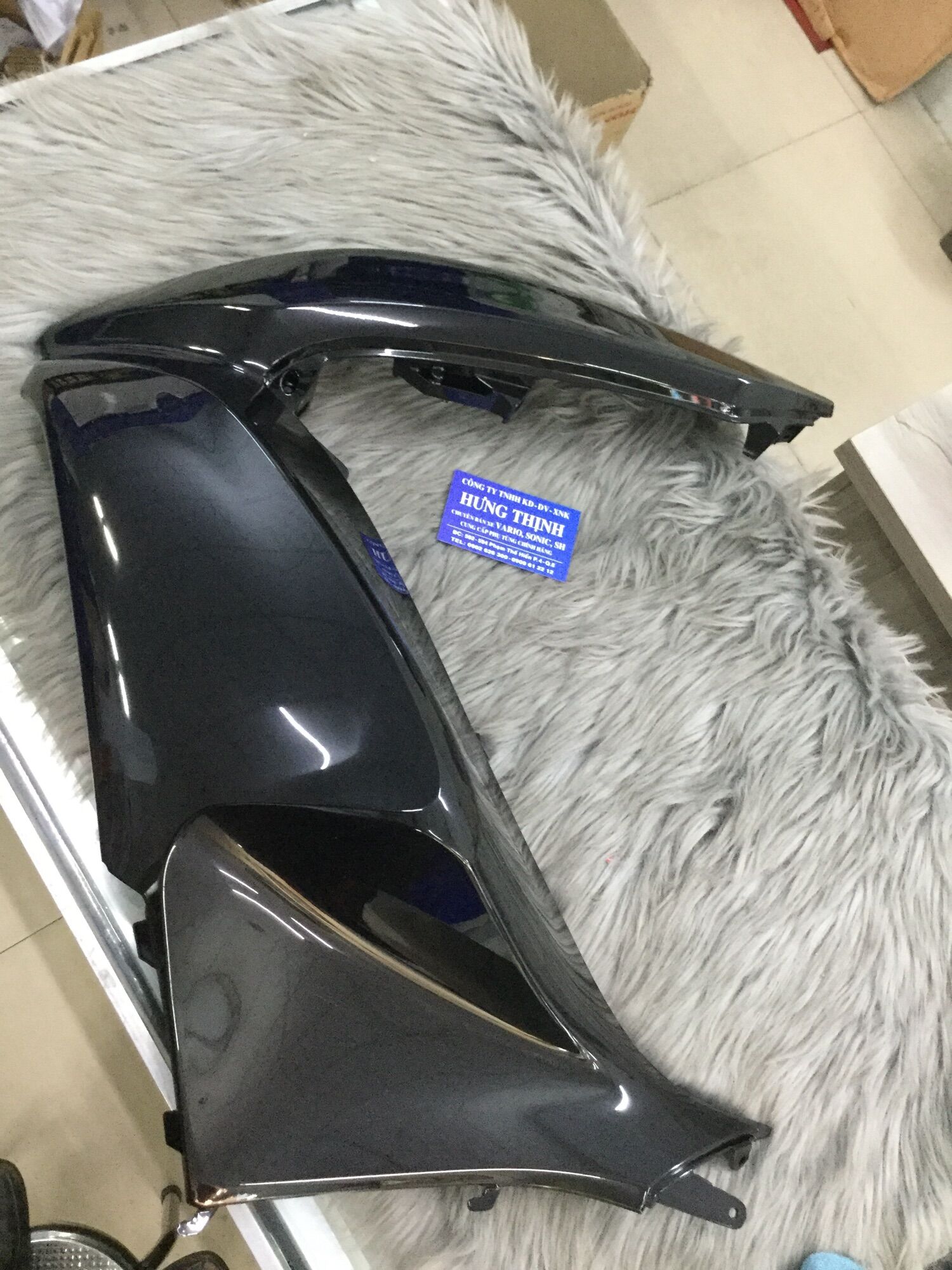 Bửng trái pcx 2010 - 2013 màu đen