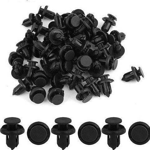 50 chốt nhựa 10mm gắn chắn bùn ,cản, lòng vè...