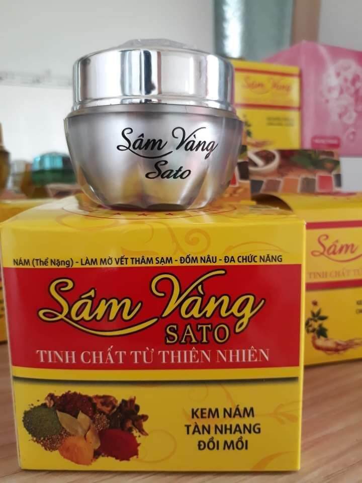 kem sâm vàng sato thảo dược Đông y 15gb