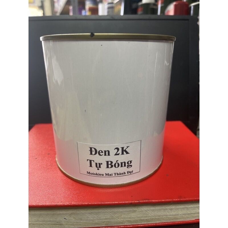 Màu Sơn Đen 2k Tự Bóng ( Sơn oto xe máy )Chưa Kèm Đông Cứng