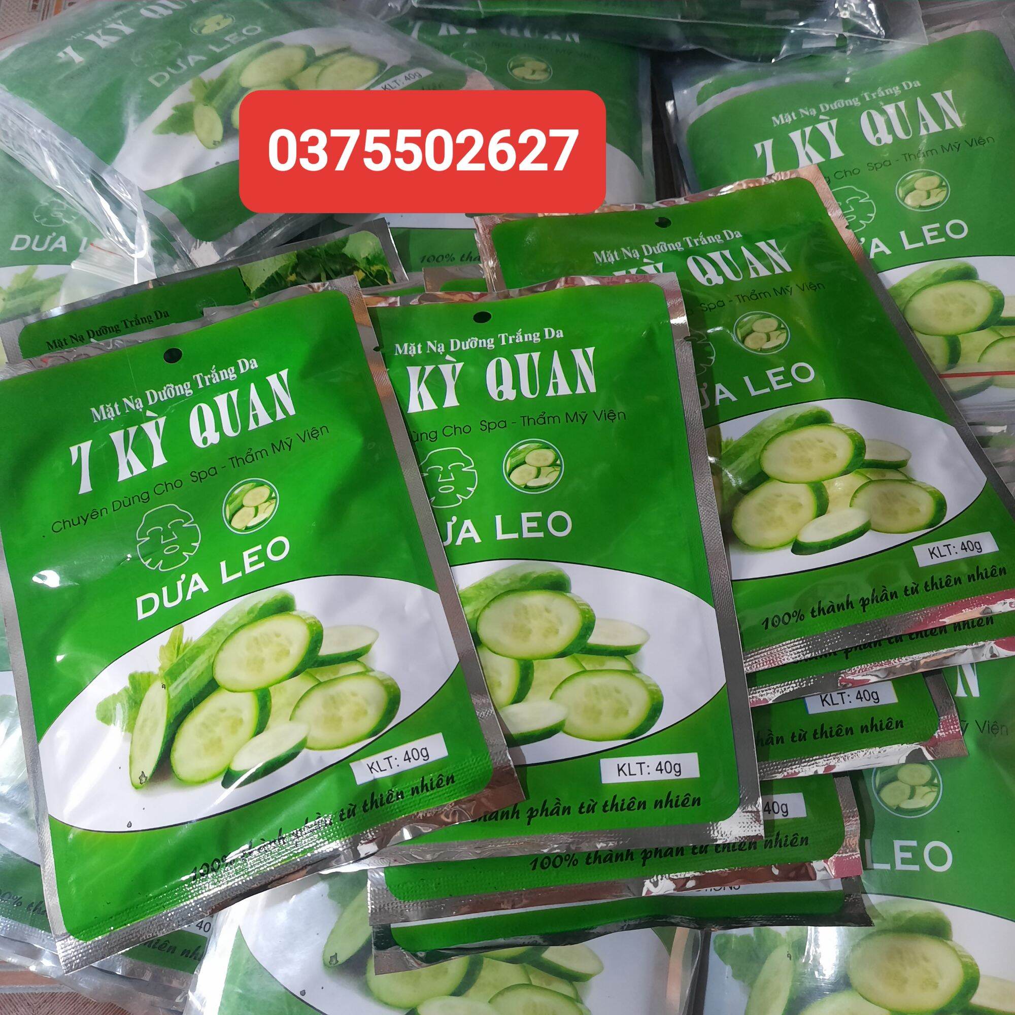 C0mbo 10 miếng mặt nạ dưỡng da dưa leo