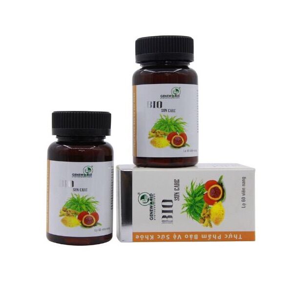 Viên uống chống nắng geneworld bio suncare - hủ 60 viên