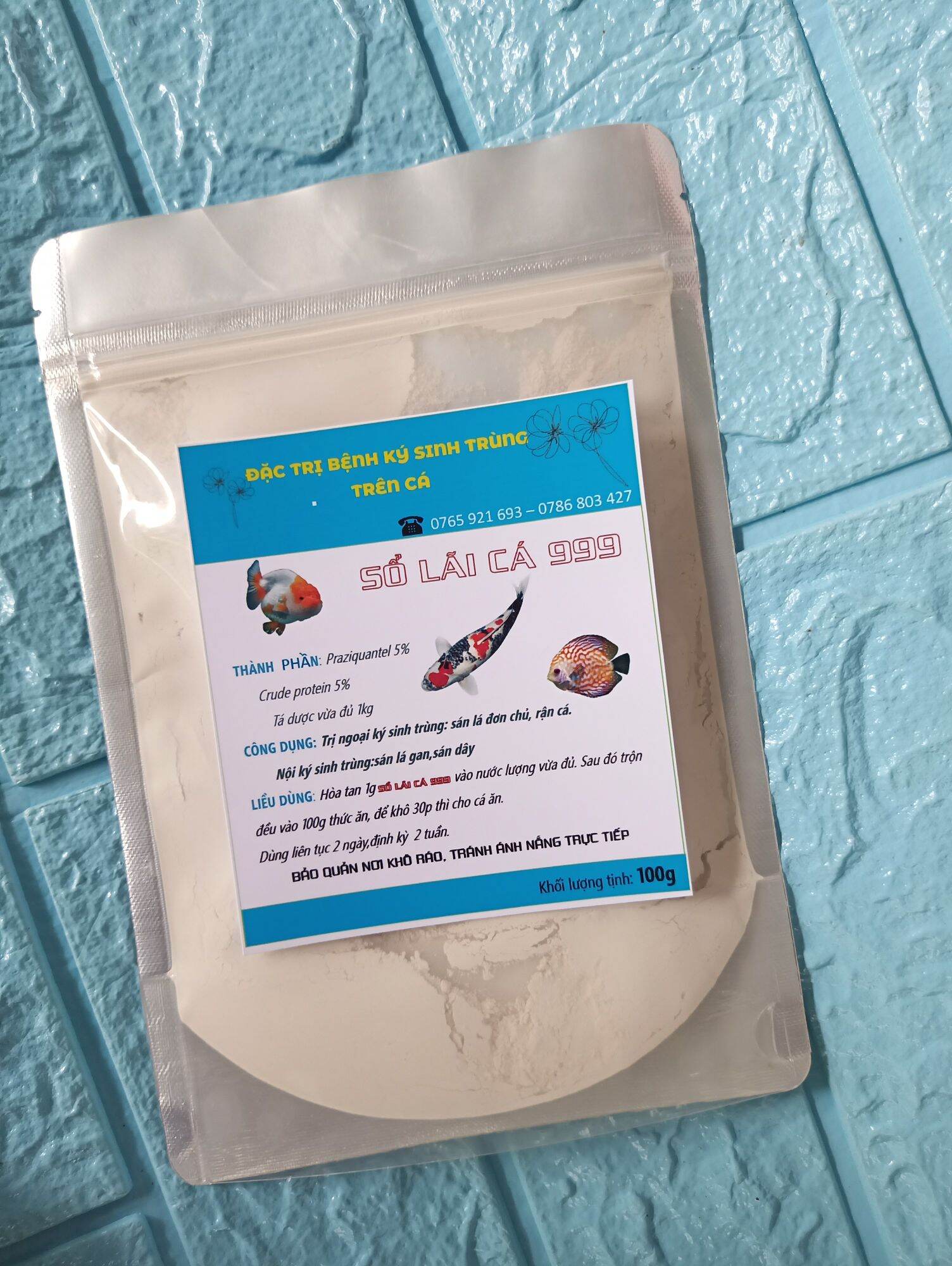 100g sổ lãi cho cá