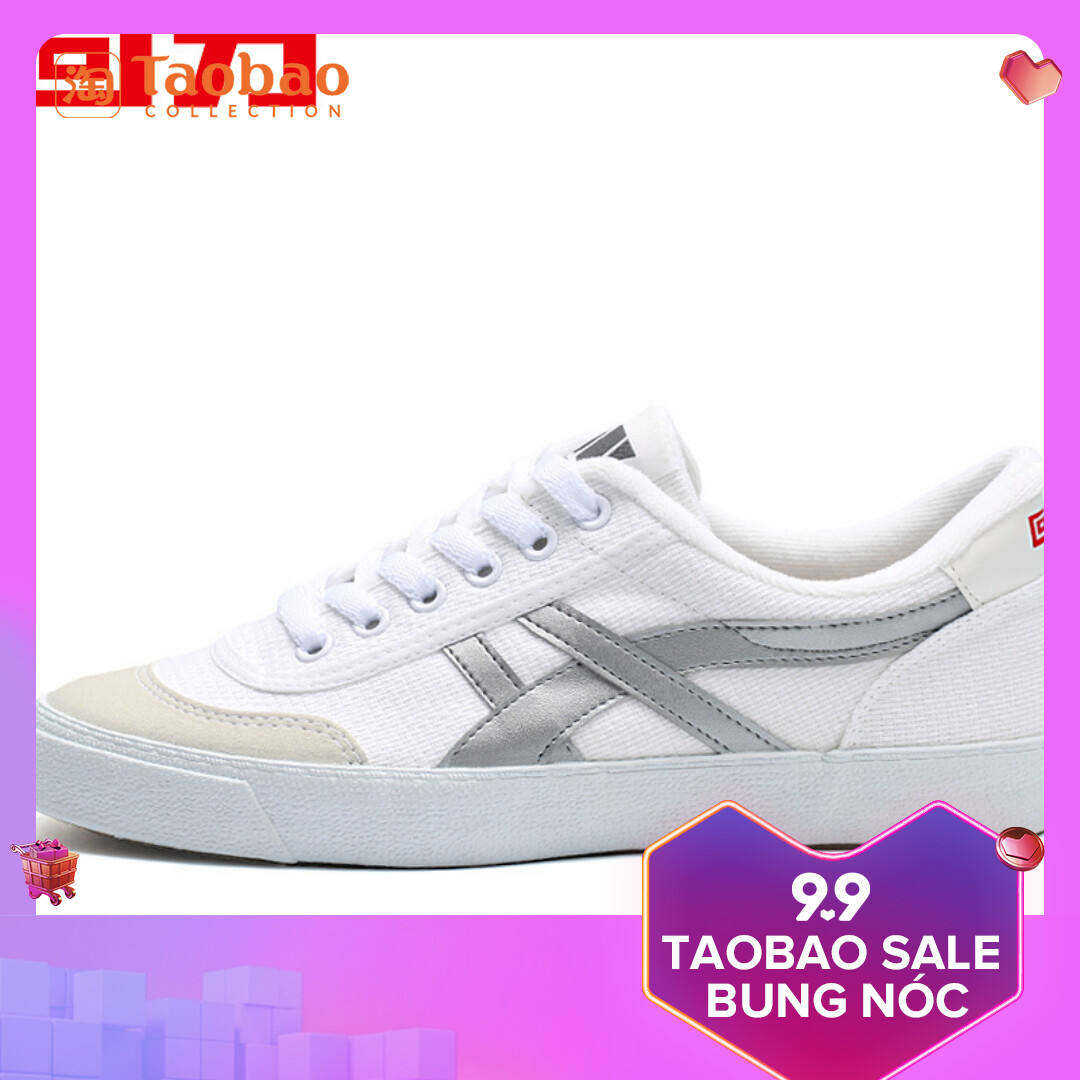 Giày Nam Kinh Điển Warrior Giày Vải Bố Mẫu Cặp Đôi Chịu Mài Mòn Giày Thể Thao Thường Ngày Thoáng Khí Nam Nữ Giày Trắng Học Sinh Giày Đế Bằng